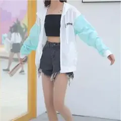 バイカラー上着
