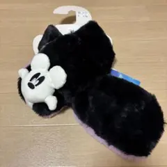 ミッキーマウス ぬいぐるみ付きマフラー キッズ　子供　フワフワ