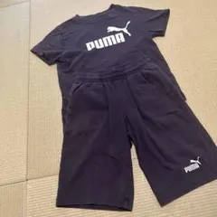 PUMA Tシャツとショートパンツセット 黒　150cm