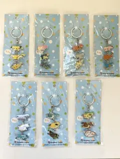 ポケモンセンター くったり3連キーホルダー メタルチャーム まとめ売り
