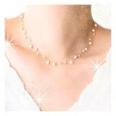 2連ネックレス パール レディース ゴールド 卒業式入学式 フォーマルセレモニー