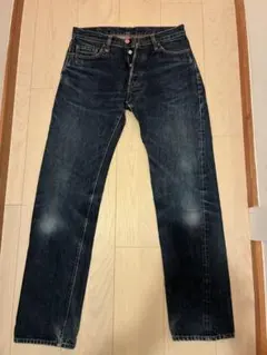 ドゥニーム デニムパンツ W30 ボタンフライ 66前期 ビッグE 赤耳 ドゥニーム デニムパンツ W30 ボタンフライ 66前期 ビッグE 赤耳