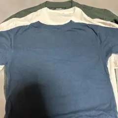 Tシャツ 3色セット ネイビー・ダークグレー・ホワイト