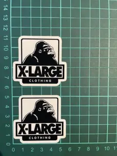 ★2枚セット★耐水ステッカー★X-LARGEエクストララージ ストリート
