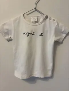 agnis b. ホワイト Tシャツ アニエスベー 半袖 ベビー 80 85