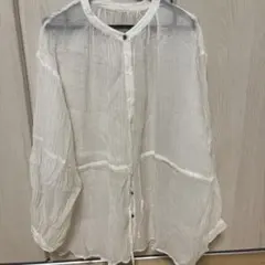 LOWRYS FARM シアーシャツ 長袖 ホワイトのサムネイル