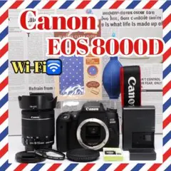 返品保証あり❤️Canon EOS 8000D❤️超望遠レンズセット✨一眼レフカ