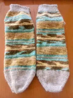 Xmasプレゼントに！男性用手編み靴下