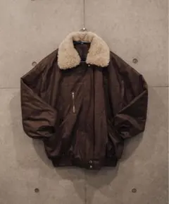 襟ボアジャケット