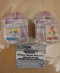 パワーパフガールズ　ブリスターチャームコレクション　ブロッサム、バブルスセット