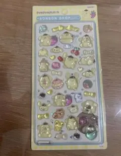 ポムポムプリン ボンボンドロップシール サンリオ
