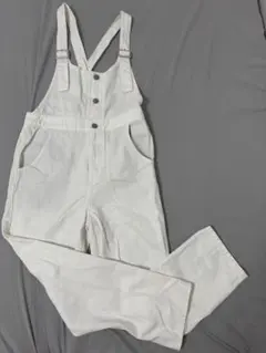 ホワイト サロペット Sサイズ