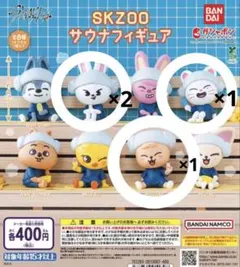 SKZOO サウナフィギュア ［1点のお値段］
