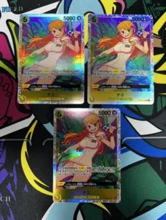 ナミ sr 3枚 OP08-106 二つの伝説 エッグヘッド デッキパーツ