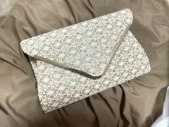 新品未使用　レース模様 クラッチバッグ　着物バッグ