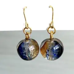 ハンドメイド　レジンピアス　イヤリング　試作　055