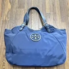 TORY BURCH トートバッグ ネイビーのサムネイル