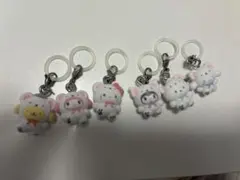 サンリオキャラクターズふわふわスノー めじるしアクセサリーコンプセット 全6種