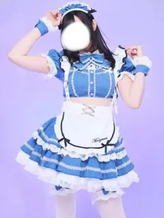美品】シュガーブルーサスペンダーデニムメイド【Malymoon/マリー