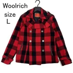 【未使用】WOOLRICH チェック柄 ウール ピーコート 90s 00s 2026年最新】Wool rich メンズ ピーコート・ウールコートの人気