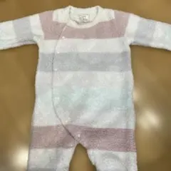 ジェラピケ　ストライプロンパース 70-80サイズ