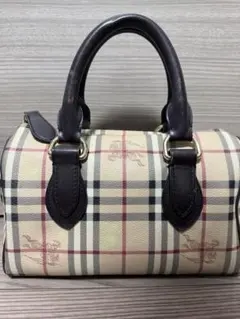 BURBERRY バーバリー イマーケットチェック ミニ ボストンバッグ