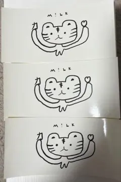 M!LK ステッカー 3枚セット