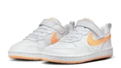 Nike キッズスニーカー 14cm ホワイト/オレンジ