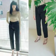 【美品】25 serge　ブラック　百々千晴　デニム　サージのサムネイル