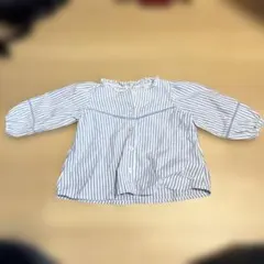 tete a tete ストライプ 長袖シャツ 80 水色