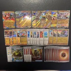 闘デッキパーツ　メガルカリオex シロナのガブリアス