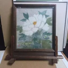 額装 工芸画 林檎花図 趙昌 複製画 - メルカリ