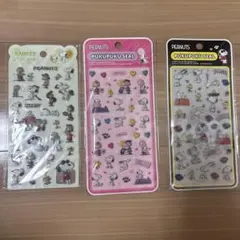 スヌーピー シール 3枚セット PEANUTS