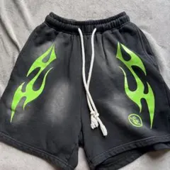 Hellstar Flamd Shorts ヘルスター ハーフパンツ - メルカリ