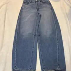 GU ジーユー　バレルレッグジーンズ　XL