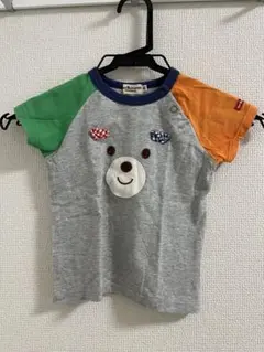 MIKIHOUSE ミキハウス HOT BISCUITS クマ刺繍Tシャツ 80