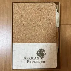 AFRICAN EXPLORER アフリカ ノート ペン セット 高級感メモ帳