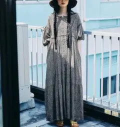 ニコアンド　[MODE NORM CORE] 2WAYマキシプリントワンピース