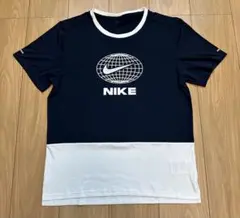 NIKE ロゴ Tシャツ DRI-FIT ブラック/ホワイト レディース M