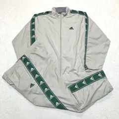 00s アディダスadidas ジャージ セットアップ上下 Oサイズ ナイロン