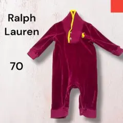 Ralph Lauren ラルフローレン　ロンパース　ベロア　70 ベビー