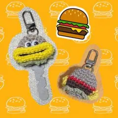 ハンバーガー　パクパクモンスター　目玉ver.