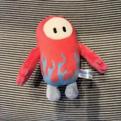 Fall Guys フォールガイズ　 ぬいぐるみマスコット　 ピンク　炎