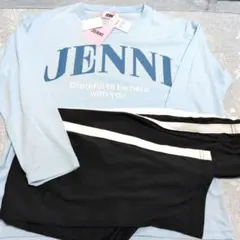 女児　150　JENNI　パジャマ　長袖　長ズボン　サックス②