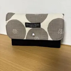 花柄　マルチポーチ　お薬手帳ポーチ　通帳ポーチ　ハンドメイド