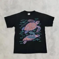 【90s・USA製】アニマル プリントTシャツ 亀 タートル Lのサムネイル