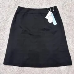 新品 洋服の青山 洗えるスーツ スカート 大きいサイズ 【4L】 黒 チェック柄のサムネイル