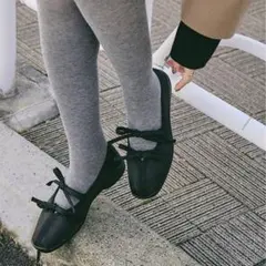 Le Talon Lダブルリボンバレリーナ【使用感アリ】