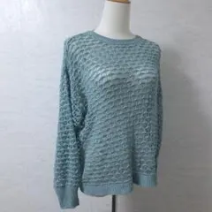 AUNT MARIE'S アントマリーズ 透かし編み ニット レイヤードのサムネイル