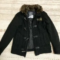 GOTCHA MCD ニットアウター ダッフルコート Sサイズ 黒 メンズ